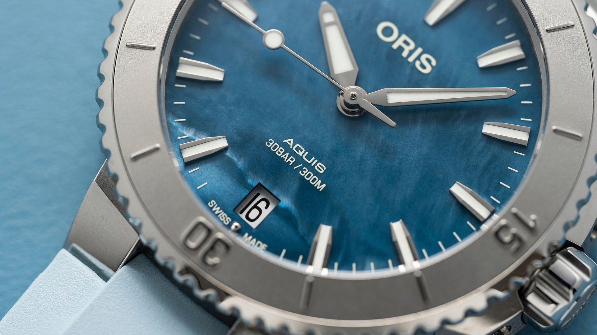 Aquis デイト - 01 733 7770 4155-07 4 18 65FC | Oris